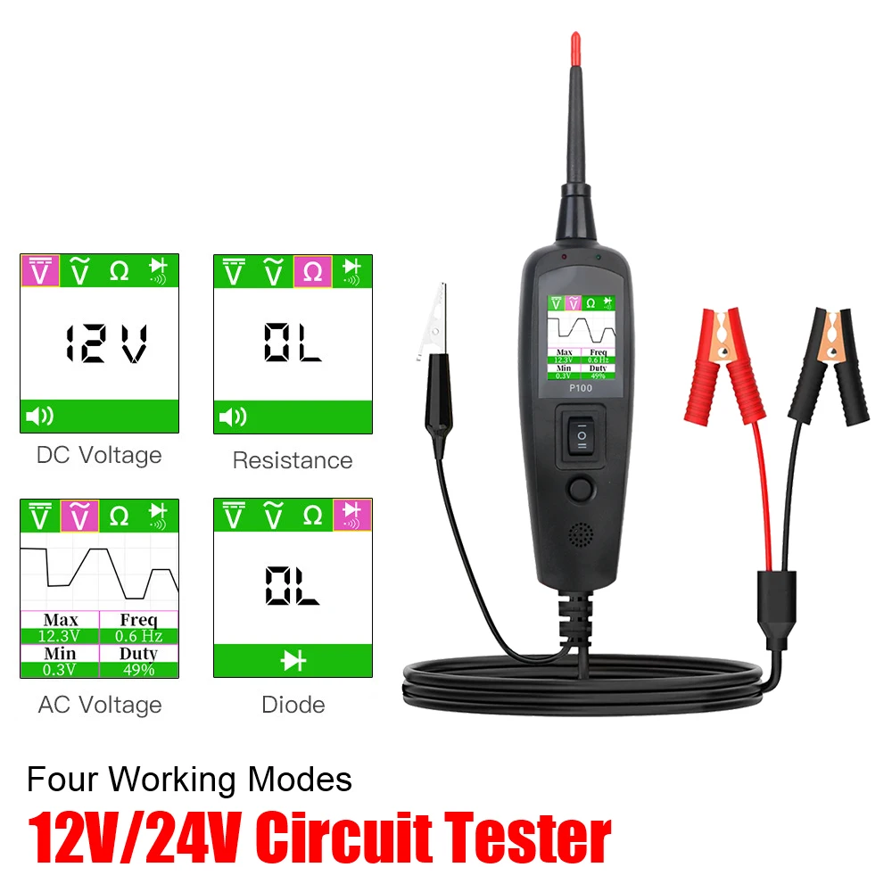 Power Tools Kits - Testeur de circuit automobile P100 12V