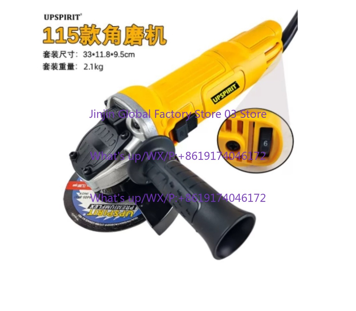 Power Tools Grinder - Meuleuse d'angle électrique 125mm 1250W, meuleuse