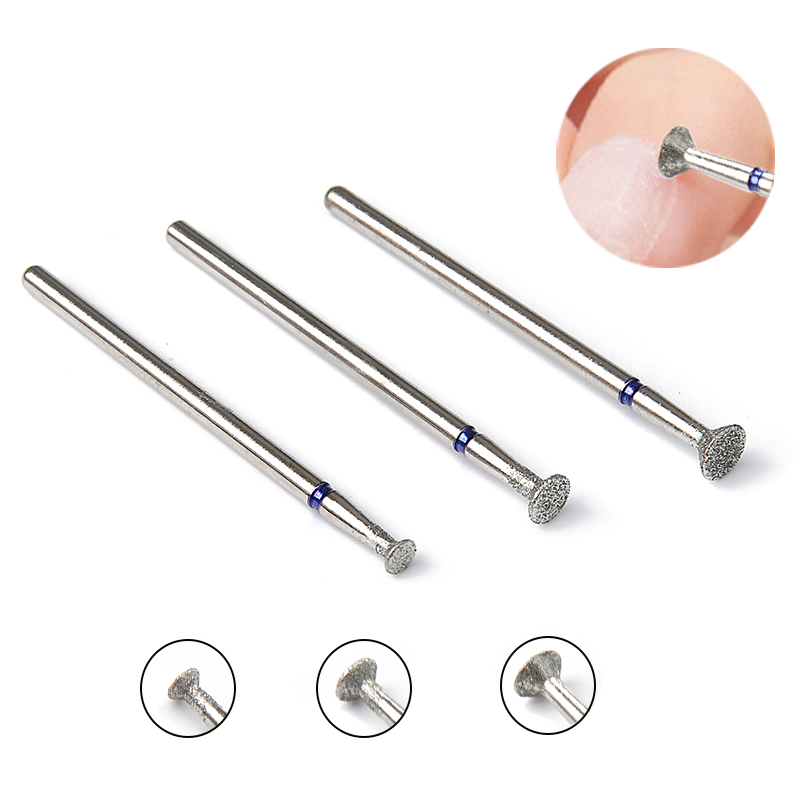 Rotary Tool Kit - 3 pièces/ensemble diamant foret à ongles
