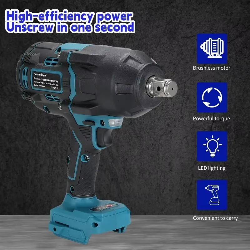 Clé à chocs sans fil Heimerdin - Power Tools Cordless avis et prix