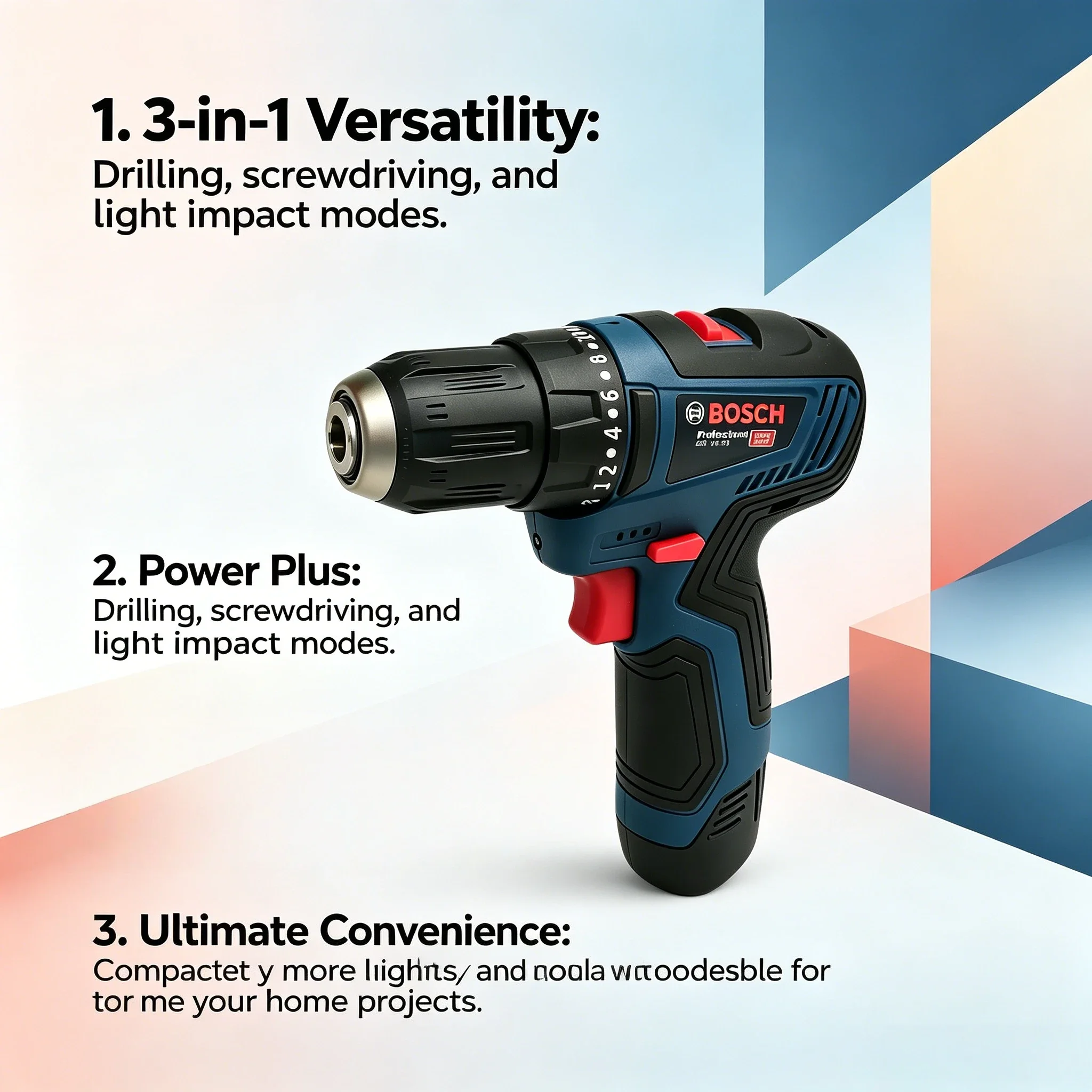 Perceuse électrique Bosch-GSB  - Power Tools Cordless avis et prix