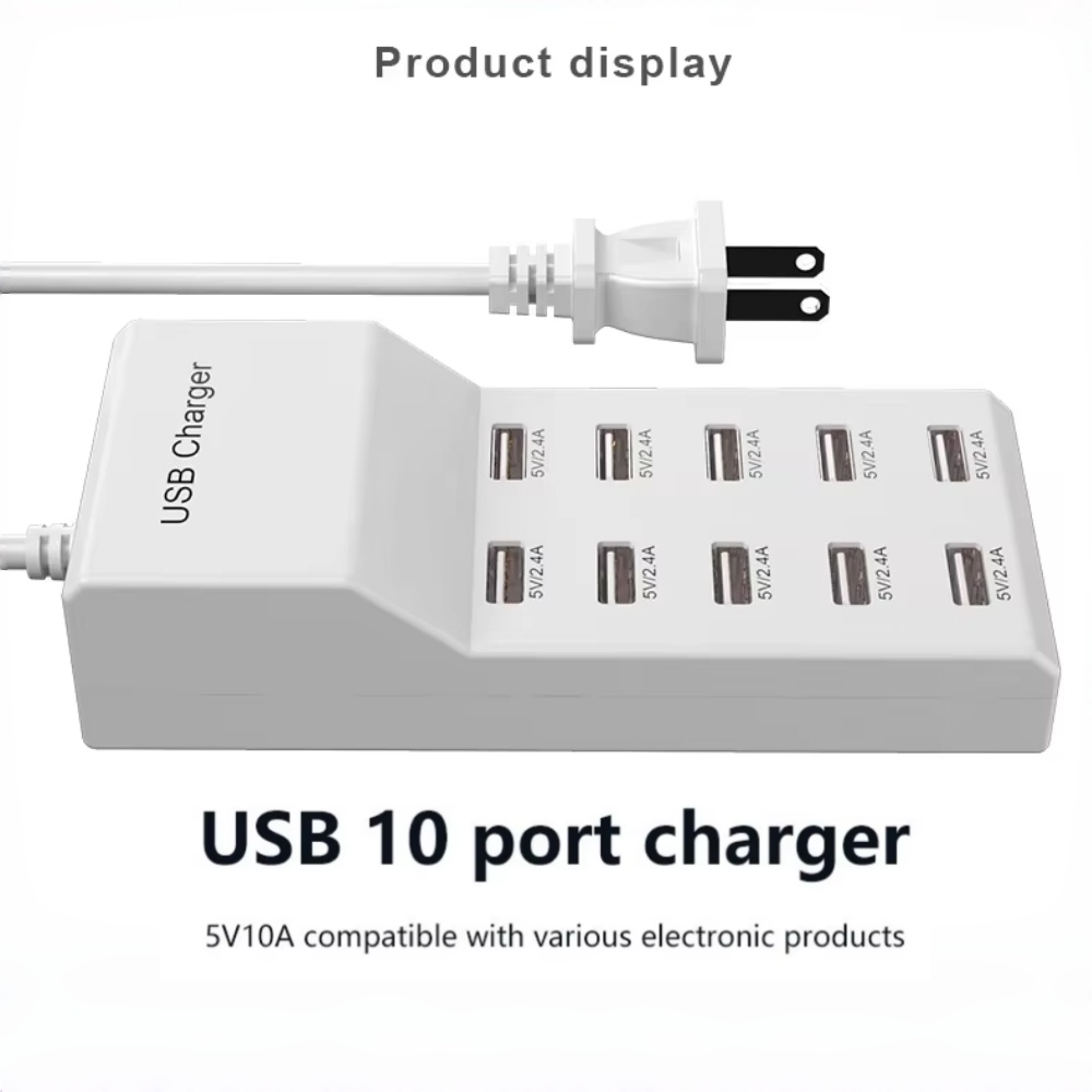 Chargeur rapide Hub USB 10 Por - Power Tools Uk avis et prix