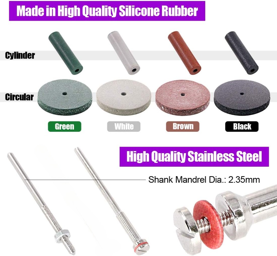 42 pièces Kit de roues de poli - Rotary Tool Kit avis et prix