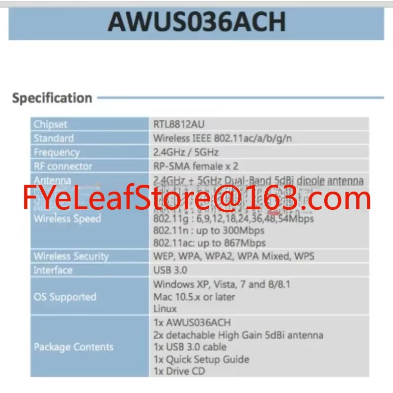 ALFA AWUS036ACH RTL8812AU Mac  - Power Tools For Linux avis et prix